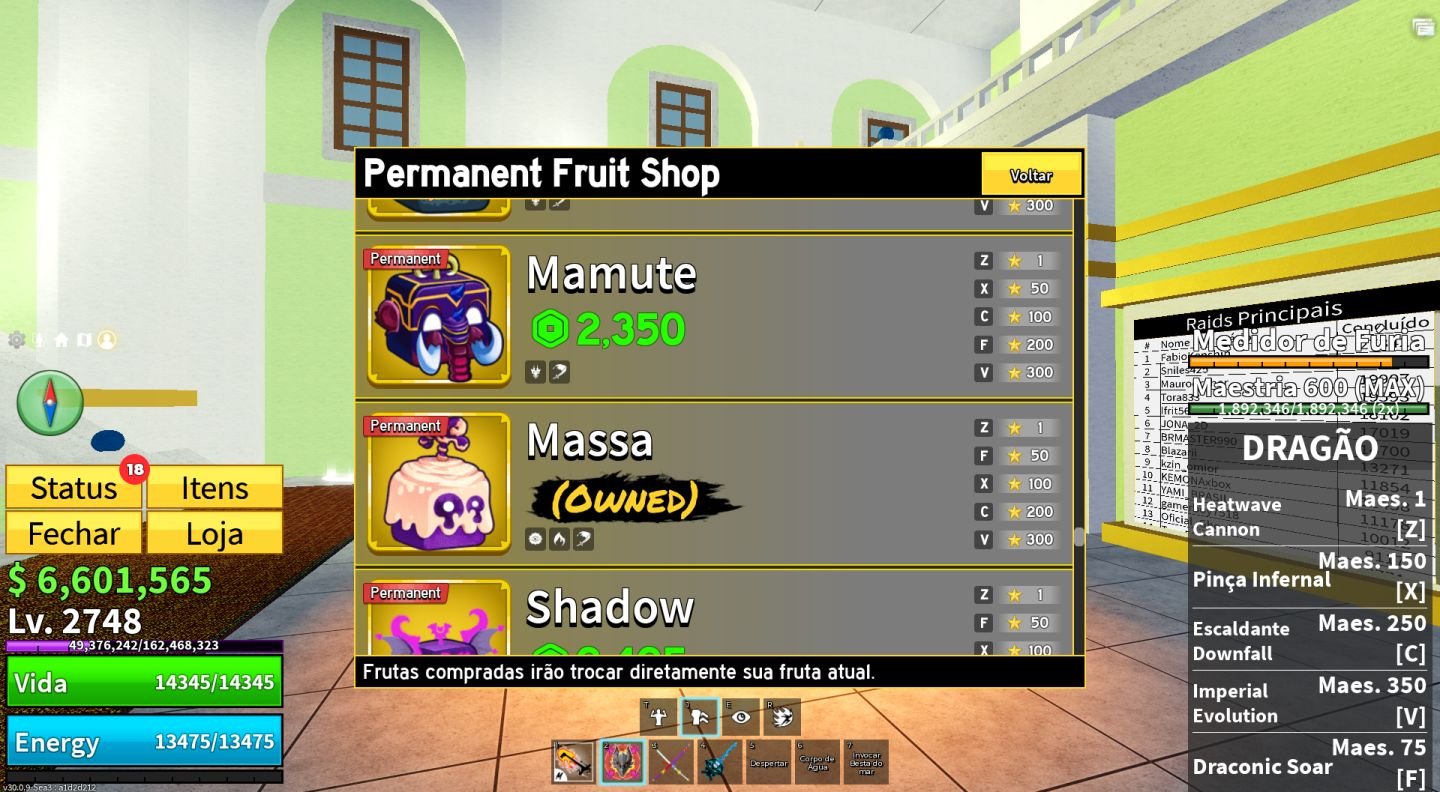 CONTA BLOX FRUIT SUPER OP